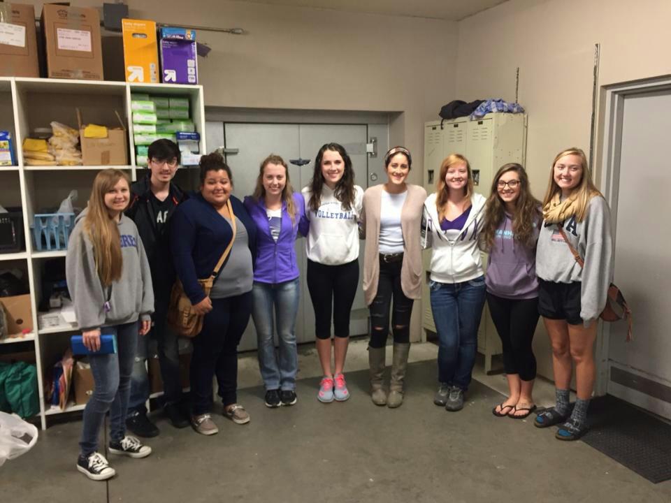 We started out our day at the Flint Hills Breadbasket! It's very cool to see how they're making a difference in MHK