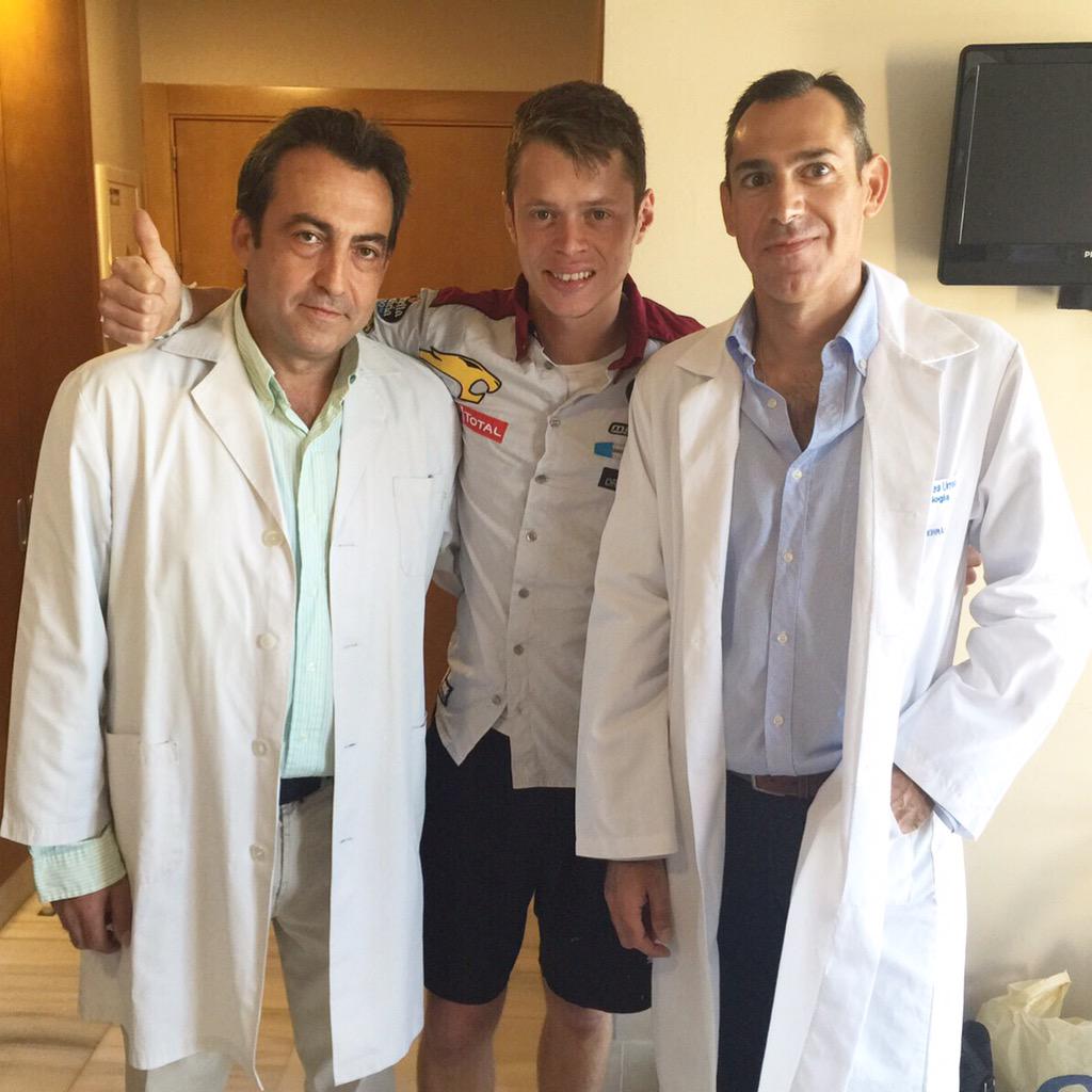 TitoRabat's tweet photo. Gracias a la rápida actuación del @CircuitoAlmeria y #HospitalMediterraneo. Ahora ya pensando en Japón #JapaneseGP http://t.co/msBpWJazb7