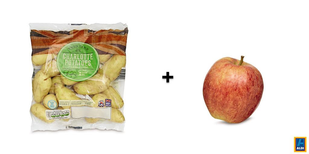 AldiUK's tweet image. To keep your potatoes from budding, place an apple in the bag!
#LifeHacks