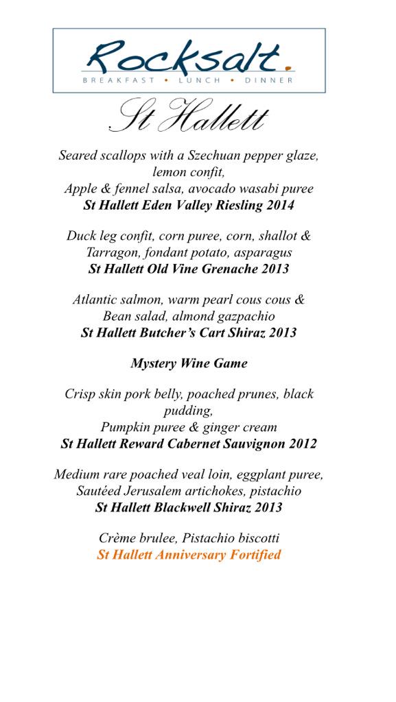 steelegreyz's tweet image. Fantastic @StHallettWines Dinner at Rocksalt Restaurant, thanks heaps @Stuart_Off_Par brilliant wines