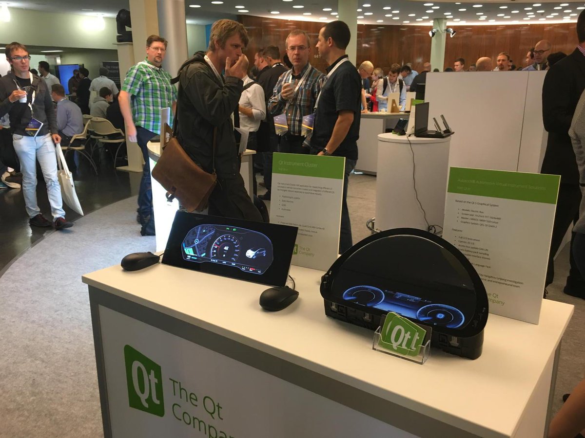 qtproject's tweet image. Autorock virtual instrument solutions #Qtdev models electric bus #QtWS