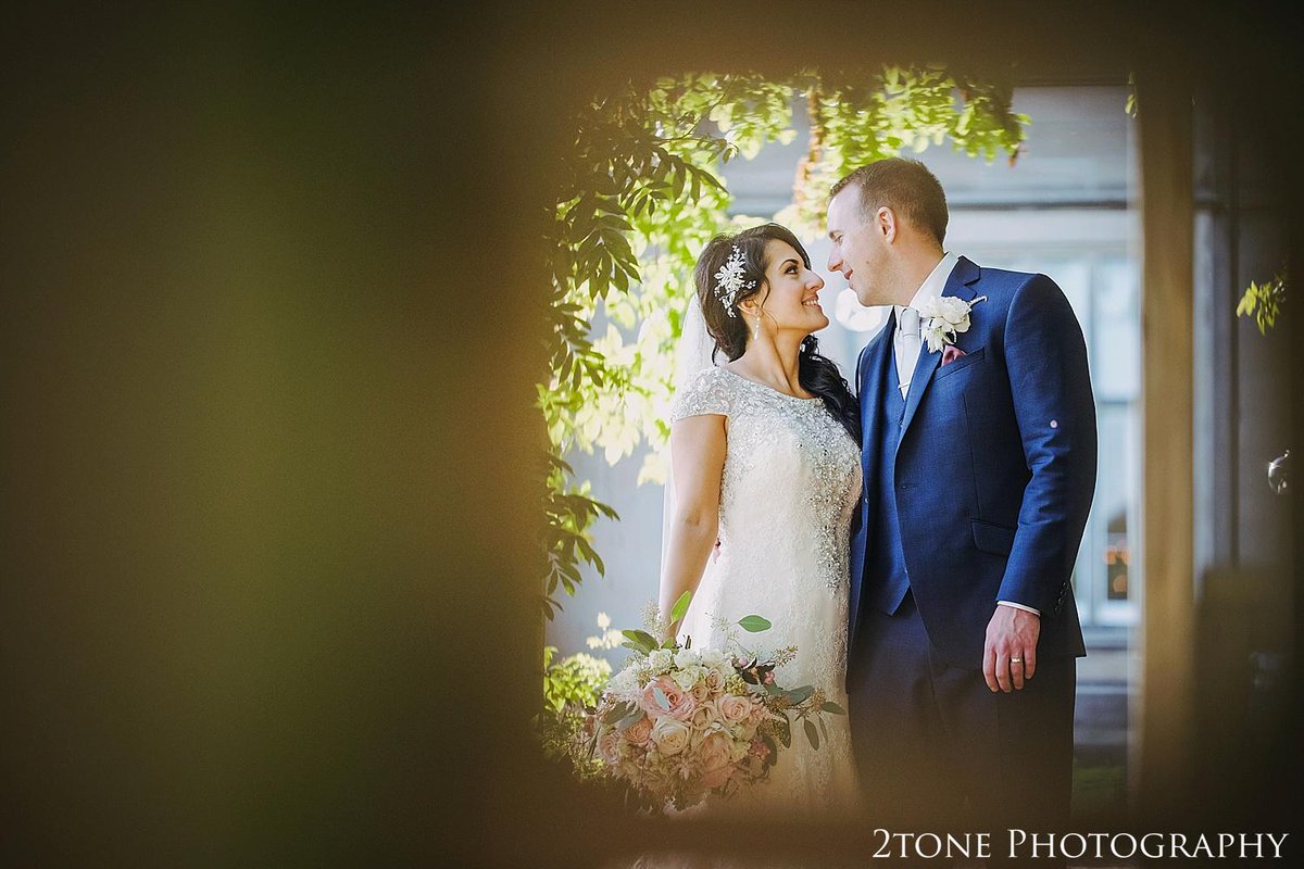 Beautiful Roxy and her Mark <a href="/MatfenWeddings/">Matfen Hall Weddings</a> on their amazing wedding day last weekend.  
facebook.com/2tonecreativep…