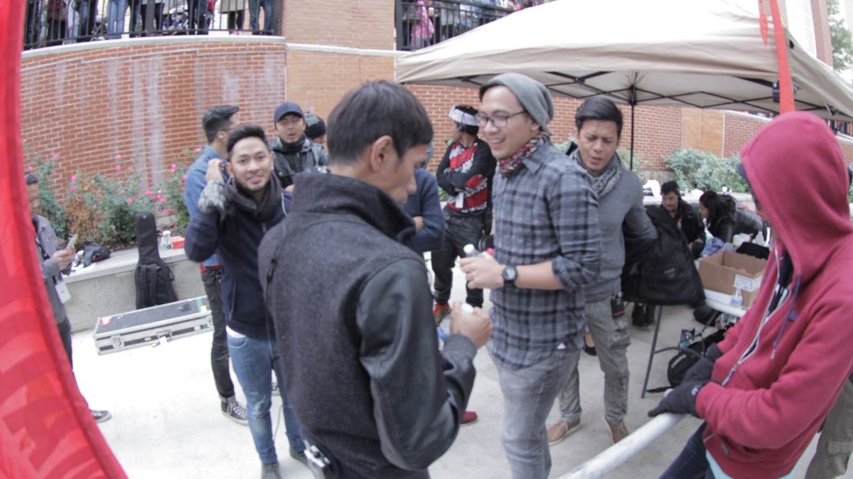 Begini nih kalo lagi di backstage Sahabat #NoahGoesToUSA