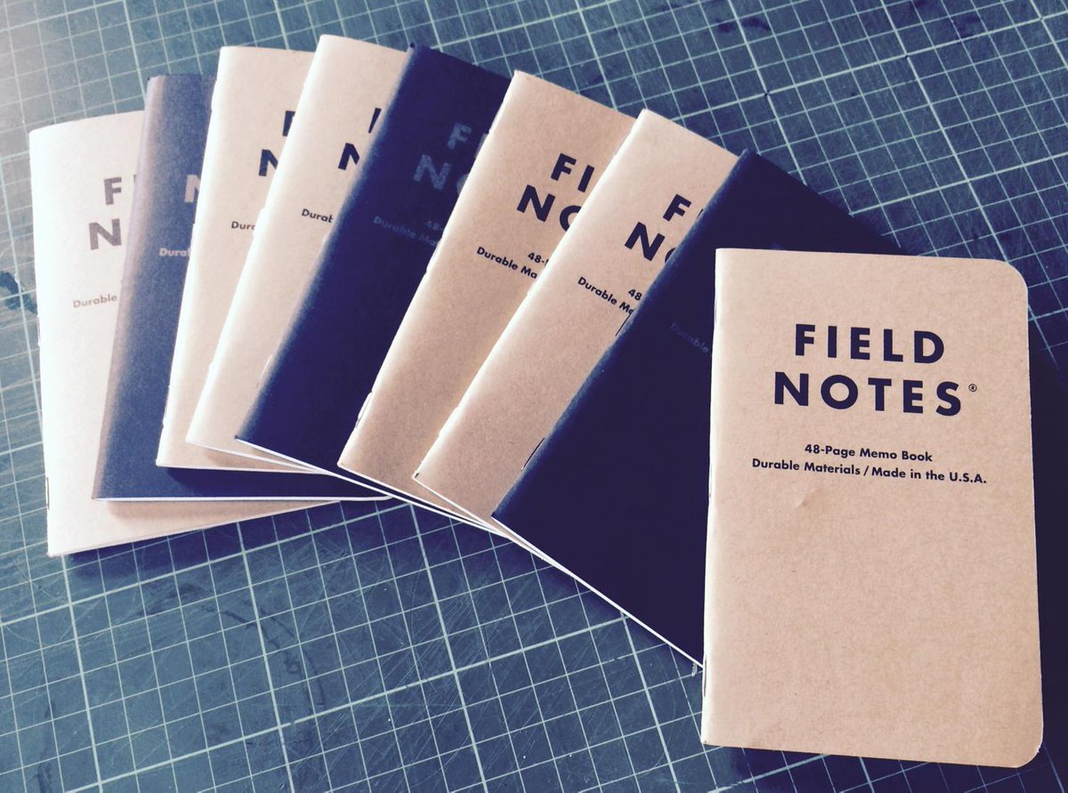 Good things come in (packs of) threes...thanks <a href="/PocketNotebooks/">Pocket Notebooks #EDC</a> ...best get me some new pens to boot :-)