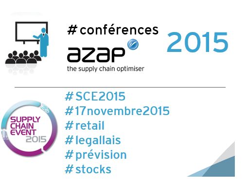 Rencontrez l'éditeur APS AZAP @azapsupplychain à Supply Chain Event ! @SCE2015 @aslog_france bit.ly/1Rs4by1