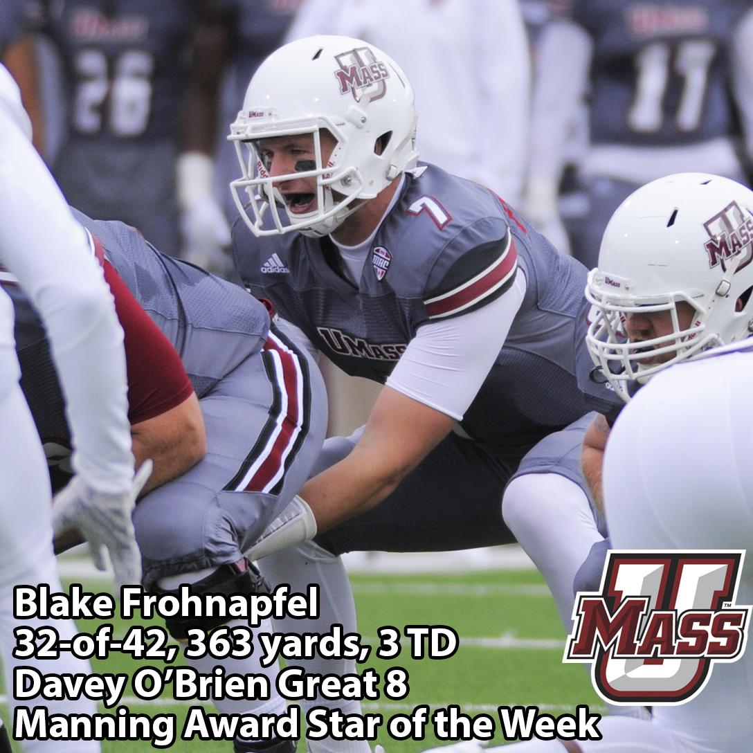 ICYMI: Blake Frohnapfel was named <a href="/daveyobrien/">Davey O'Brien National Quarterback Award</a> Great 8 &amp; <a href="/SugarBowlNola/">Allstate Sugar Bowl</a> Manning Award Star of the Week. #WinTogether