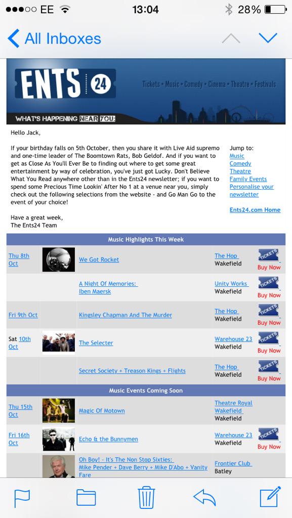 jackk_in_a_box's tweet photo. Music highlights this week eh? @WeGotRocket 😉 http://t.co/MBd6I2A2DZ