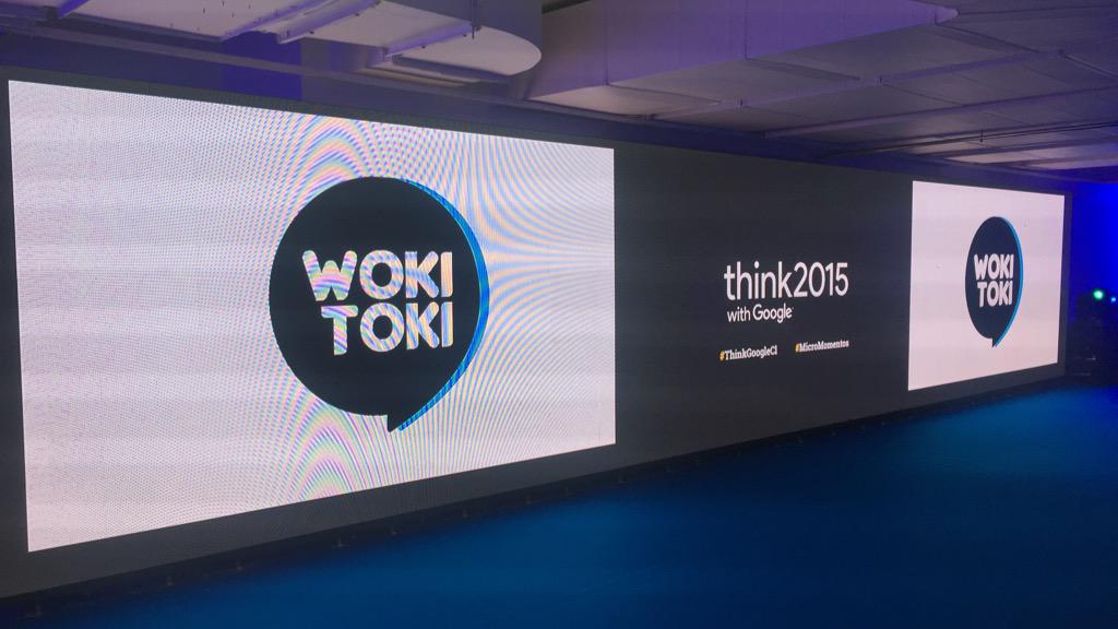 wokitoki's tweet photo. Ya estamos en el #ThinkGoogleCl ❤️ http://t.co/QBRtQzGDGq
