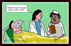 2020Eyeglass's tweet image. Some people take things way too literally... #EyeHumor #EyePad #Optometry