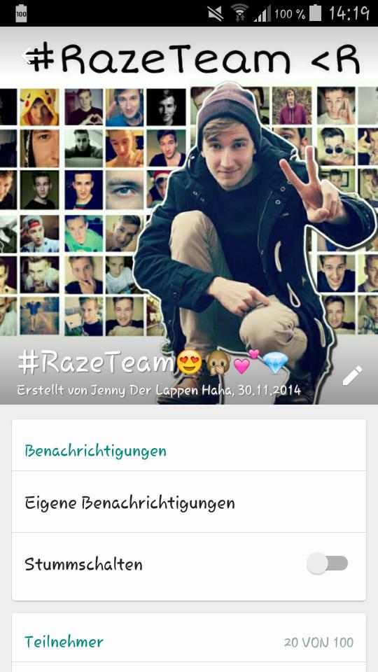 sommerxabende's tweet photo. Das wahre alte #RazeTeam gibt es noch! <R
Wir unterstützen dich alle schon lange! @razetvlog http://t.co/ctFDJKvrwk
