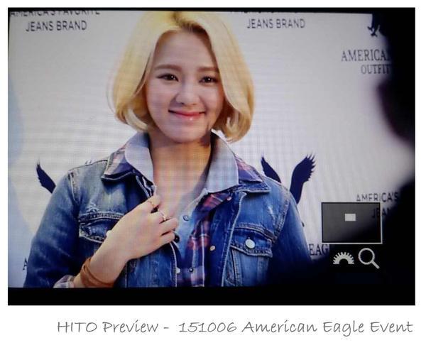 [PIC][06-10-2015]HyoYeon tham dự sự kiện ra mắt "AMERICAN EAGLE OUTFITTERS" vào chiều nay CQon4zKUYAAUgCT