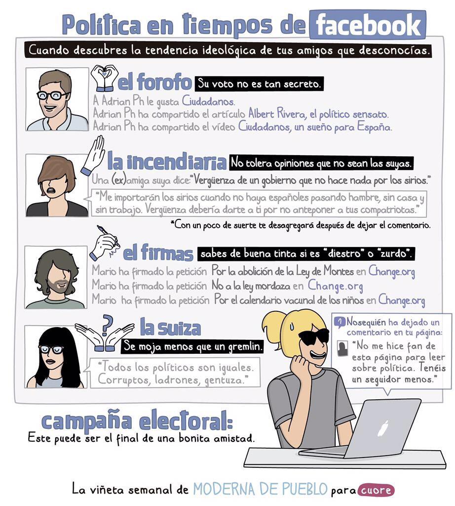 Gente que parece normal hasta que llegan las elecciones...