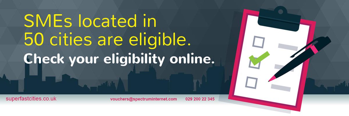SuperfastCities's tweet image. We've helped SMEs from #Carmarthen to #Bristol! Claim your voucher to cover broadband installation costs #boostmybiz
