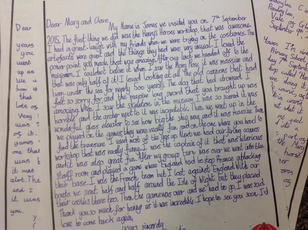 Mary Rose Learning (@maryroselearn) on Twitter photo Lovely letters after Class 5 <a href="/PendoylanCIWPS/">Pendoylan CIWPS</a> trip "awesome" "amazing" "fun" "spellbinding" "wow" "spine-chilling" Lovely letters after Class 5 <a href="/PendoylanCIWPS/">Pendoylan CIWPS</a> trip "awesome" "amazing" "fun" "spellbinding" "wow" "spine-chilling"