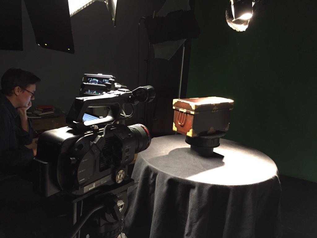 This mysterious box soon to star in our film George Saunders On Story. @redglasspix #onstory #shortfilms #redglass