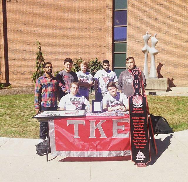 Missed out yesterday? It's ok the Brothers of Tau Kappa Epsilon are outside the commons again at 11-2 for rush info
