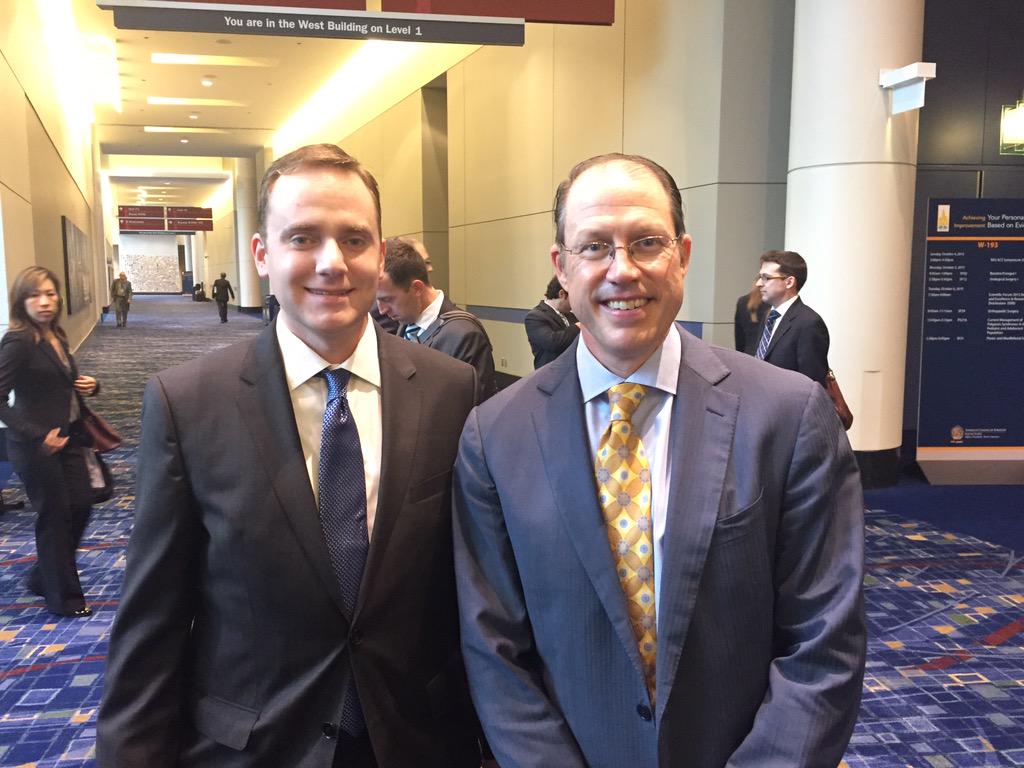 __Tom_Robinson's tweet photo. Drs Ken Howell &amp; Joe Cleveland win surgical forum research award. @AmCollSurgeons #ACSCC15 #ColoradoSurgery http://t.co/M5i2H07EWt
