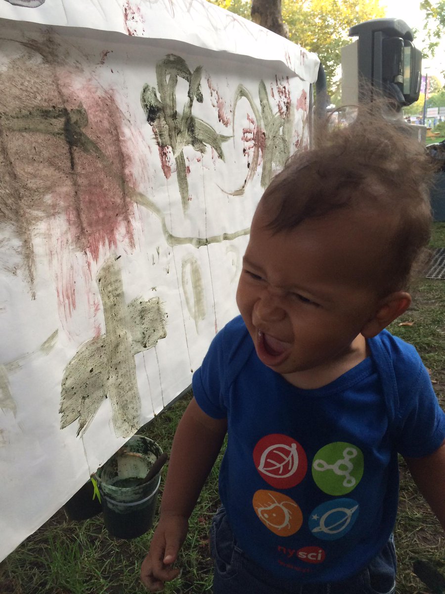 nysci's tweet photo. At #wmf2014 kids dove hands-in to mud play. They explored mud with science tools and built with mud bricks #EduTues http://t.co/pkbpXw7nXk
