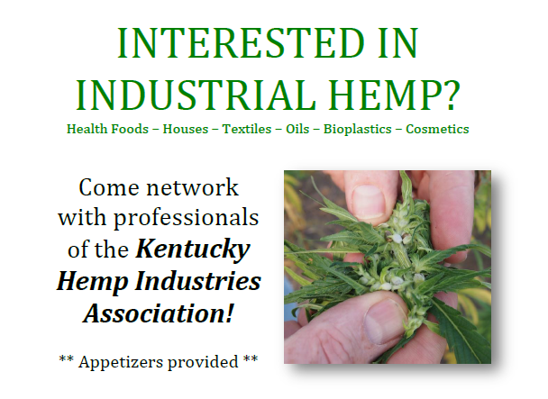 ky_hemp's tweet photo. Come network w/ @KentuckyHIA! http://t.co/VU6mMFVh9k @Aerouse @HendrixHemp @freedomseedfeed @KYHempsters #hempstate http://t.co/ZgVIY261rX