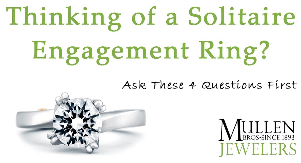 Thinking of a Solitaire Engagement Ring: Ask These 4 Questions First. ift.tt/1MbqCHB
