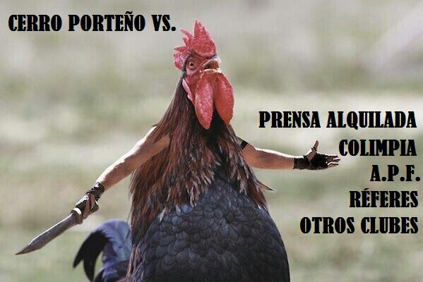 CerristaLoco's tweet image. CERRO PORTEÑO contra todos. Pejúna.

#PrensaAlquilada #Colimpia #APF #Réferes #OtrosClubes #SportivoMetePresión
