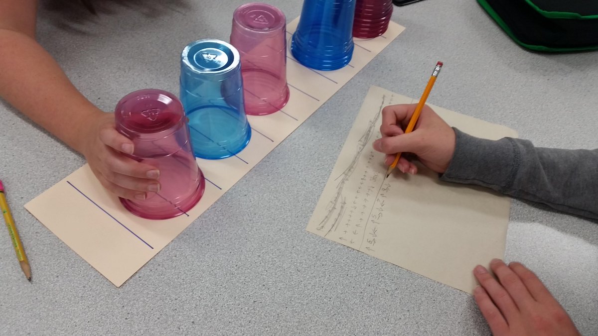 MBridgesNMS's tweet photo. 6th grade having fun learning about coding with a great #unplugged CS excercise! #cuprobots #thinklikeacomputer http://t.co/KQqArlJIVR