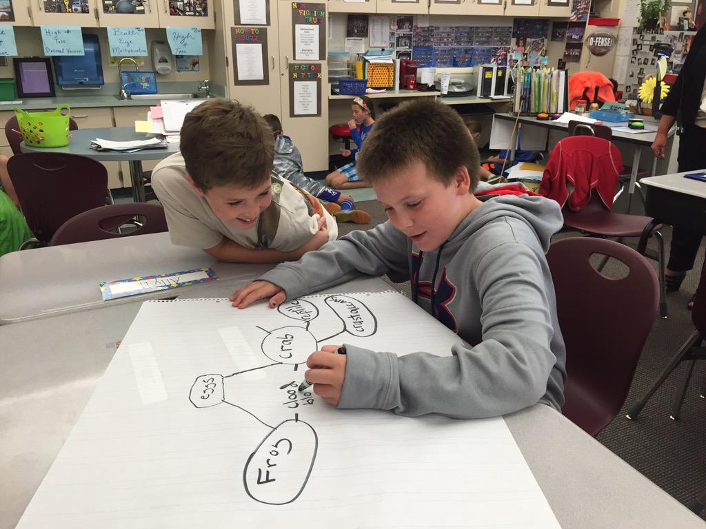 Having fun with Thinking Maps today!
