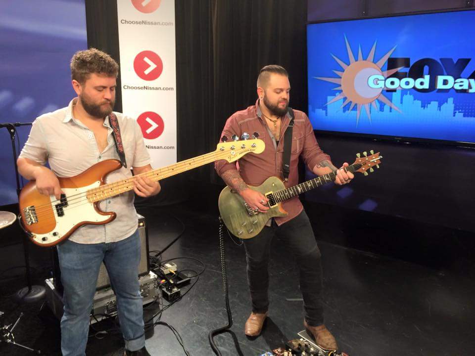 Had a blast playing Fox 4 KDFW this morning. <a href="/prsguitars/">PRS Guitars</a> <a href="/WamplerPedals/">Wampler Pedals</a> <a href="/CMATMODS/">Chad Matthews</a> <a href="/MogamiCable/">MOGAMI® Cable</a>