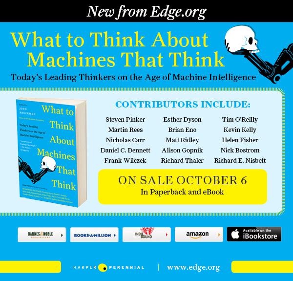 cmnit's tweet image. È uscita l&apos;n-esima imperdibile raccolta di saggi @edge #MachinesThatThink amzn.to/1Oj8AmZ  #EraDeiRobot