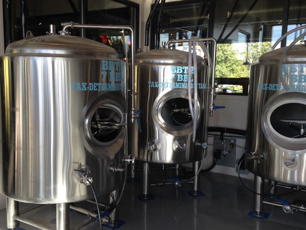 Passivating these beauties today! Can't wait to fill them with beer soon! @CrookedHammock #local #buildingabrewery