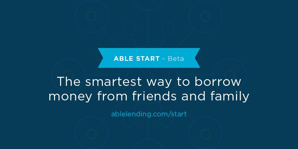 NEW PRODUCT: By pop. demand, we're launching #AbleStart beta to serve more #smallbiz owners! ablelend.co/1RsdOgb