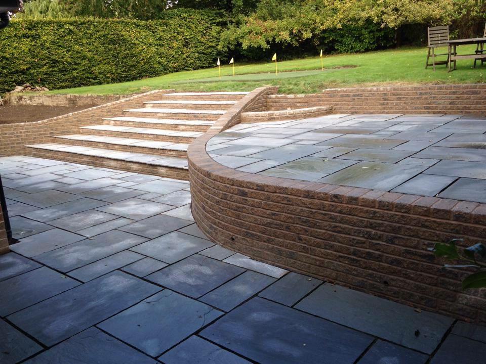 Springfields1's tweet image. Fantastic install by Howell contractors.  @Castacrete grey natural stone looks great.