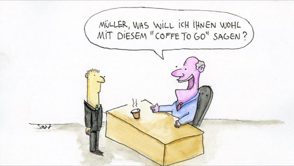 Beim Personalgespräch #cartoon