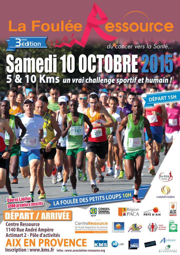 ressourceaix13's tweet photo. La Foulée Ressource, c'est ce week-end ! 
Samedi 10 Octobre - Aix en Provence
Inscription : http://t.co/bX5iph3HiF http://t.co/VxafOVEWRp
