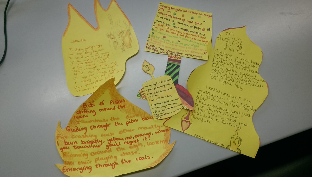 Literacy_SHSSFC's tweet photo. Finishing off a great day of poetry @SandbachHigh , some #lightpoems from Miss Loveland's 7B2 @SHSEnglishDep http://t.co/zRhycuDV7W