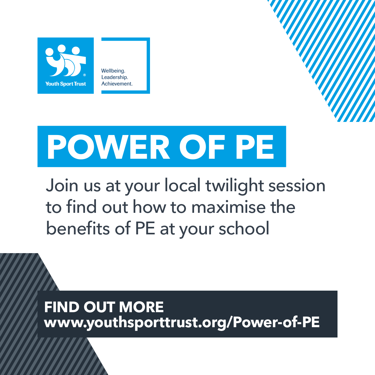 YouthSportTrust's tweet photo. Secondary schools - our brand new #PowerofPE sessions are coming soon! Sign up for free: http://t.co/FFsC7AWd8C http://t.co/i3bUbFqE1V