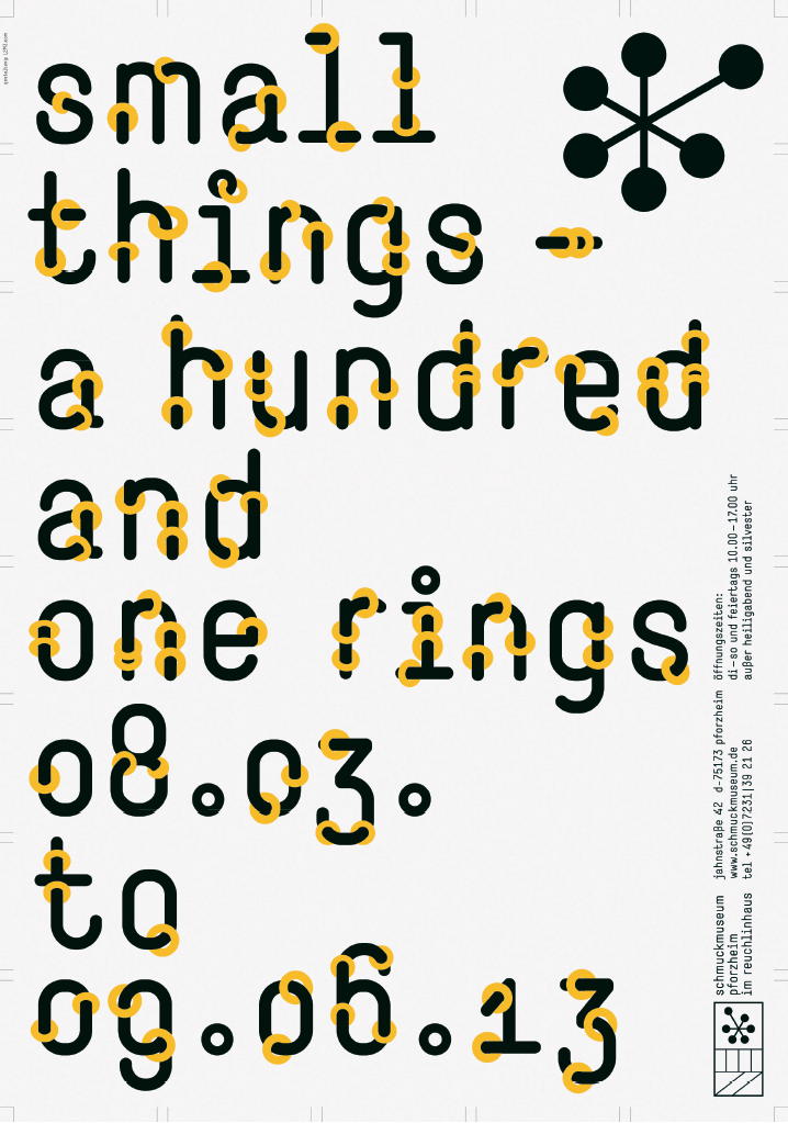 uniteditions's tweet photo. Small Things poster by L2M3 (2013), featured in Type Only http://t.co/CCYenV0cdR http://t.co/PLKKjxsFtX