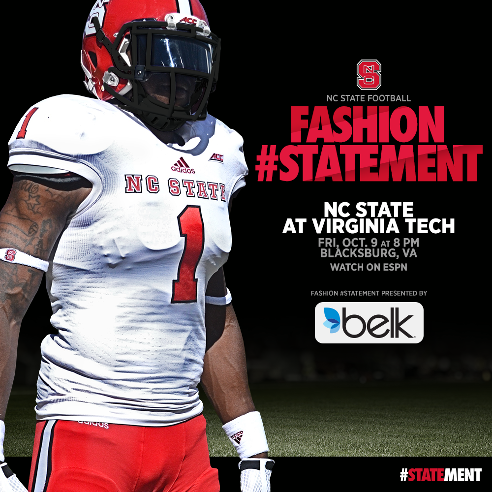 A red &amp; white classic combo for this 'Friday Night Football' Fashion #STATEMENT presented by <a href="/belk/">Belk</a>