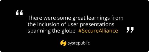 sysrepublic's tweet image. Did you know? This was the 1st year our US &amp;amp; International #SecureAlliance members got together for a global event!