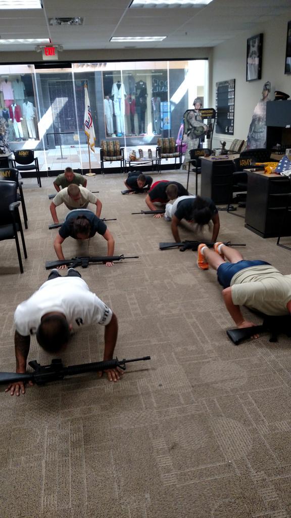 Future Soldier Training will be at the Preston Recruiting Center, Jefferson Mall, this Thursday at 1530 to 1630.
