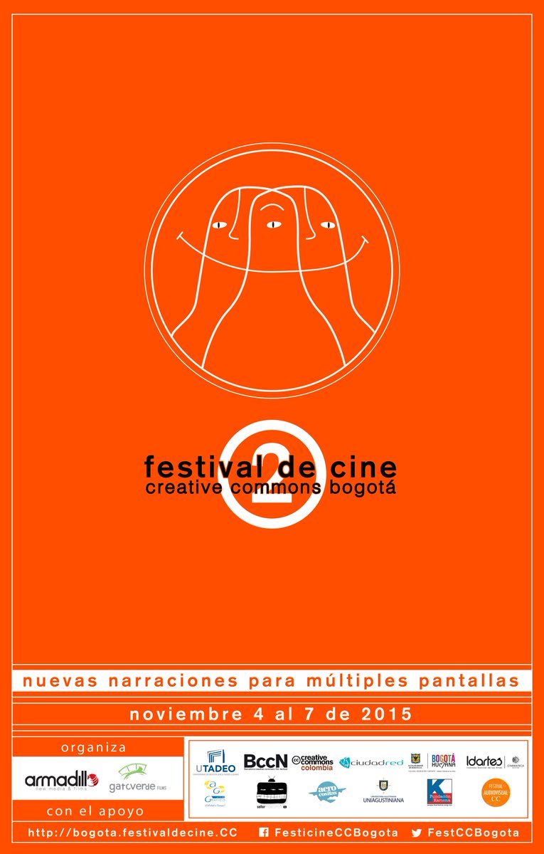 narrarelfuturo's tweet photo. Este es el poster oficial de la segunda versión del @festccbogota Del 4 al 7 de noviembre 2015 #Transmedia #NewMedia http://t.co/6ZAdn11Vua
