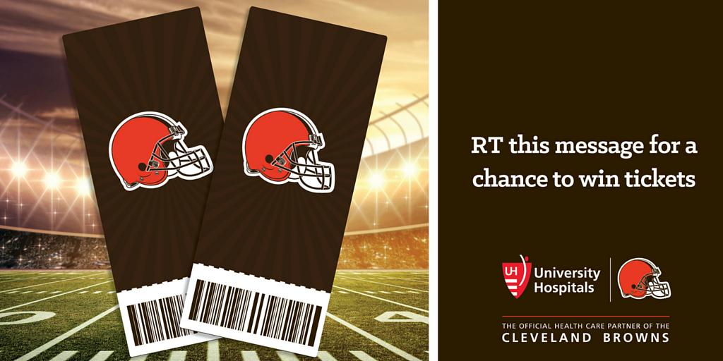 UHhospitals's tweet image. #DawgPound, RT this message for your chance to #win @Browns tickets! ow.ly/T4sew #Browns