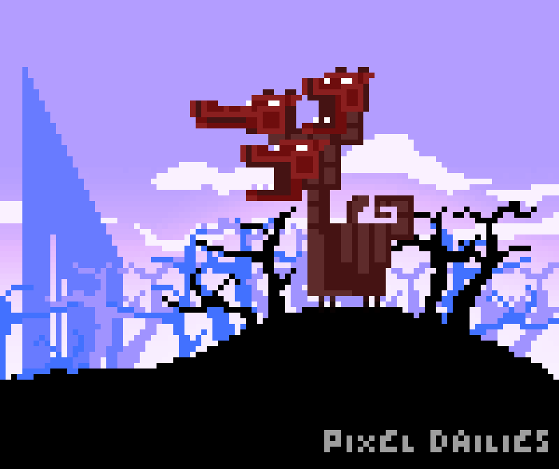 AnabirFR's tweet photo. @Pixel_Dailies Multiheadedbeast #pixel_dailies http://t.co/JZxyZDvKnf
