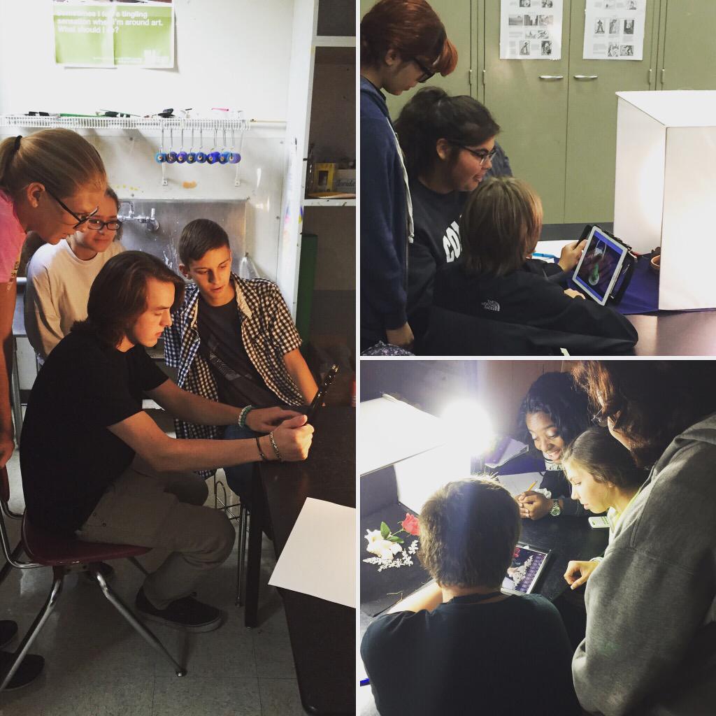ShuttArt's tweet photo. Thanks to the D155 tech grant collaborating via the iPad supports communication &amp; tech skills @Timms40 #D155Inspire http://t.co/FvOHSDnjp0