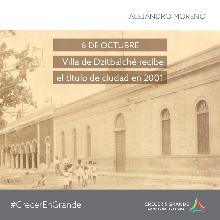 alitomorenoc's tweet photo. Un día como hoy, en 2001, el Congreso del Estado otorga el título de ciudad a la Villa de Dzitbalché. http://t.co/reWD63iIM9