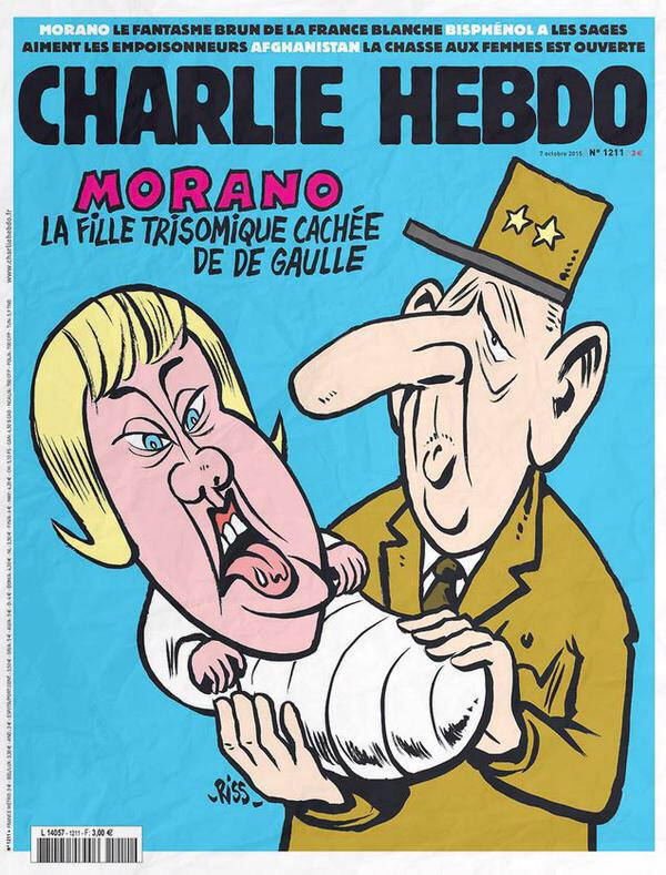 Morano en trisomique dans «Charlie Hebdo» : une association va porter plainte - Libération
