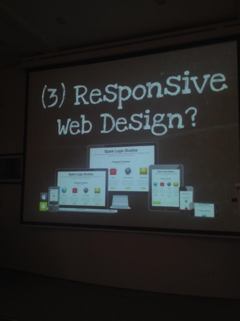JustinKearns00's tweet photo. . @mediahelm speaking about the need for responsive design with startup websites #Fumballystartup #startipIRL http://t.co/5fz3aYd2Np