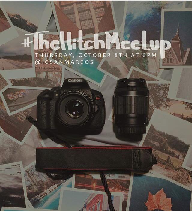 igsanmarcos's tweet photo. #thehitchmeetup is this Thursday @ 6 PM. Bring your phones, cameras, and friends! http://t.co/fypXzVqXTA