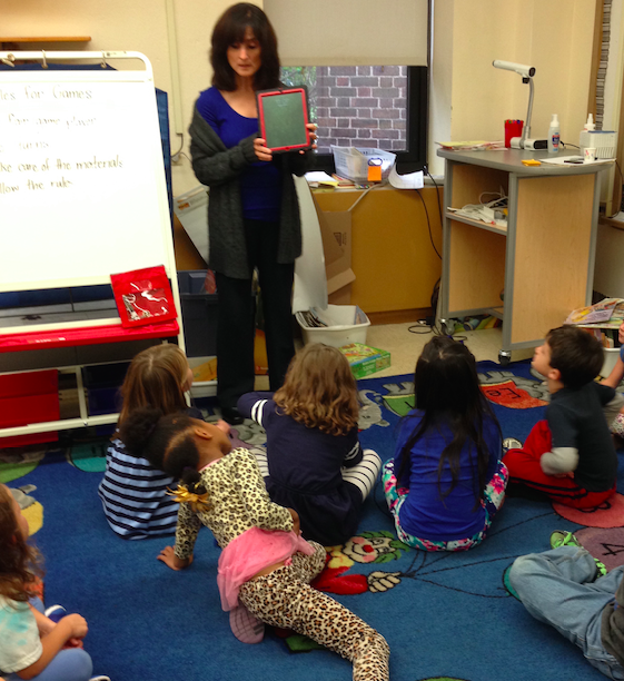 alabak6's tweet photo. Never too early to learn some iPad basics... Thanks @teachrap for sharing your class with me. #mannschool #oakpark97 http://t.co/om2A3xCArL