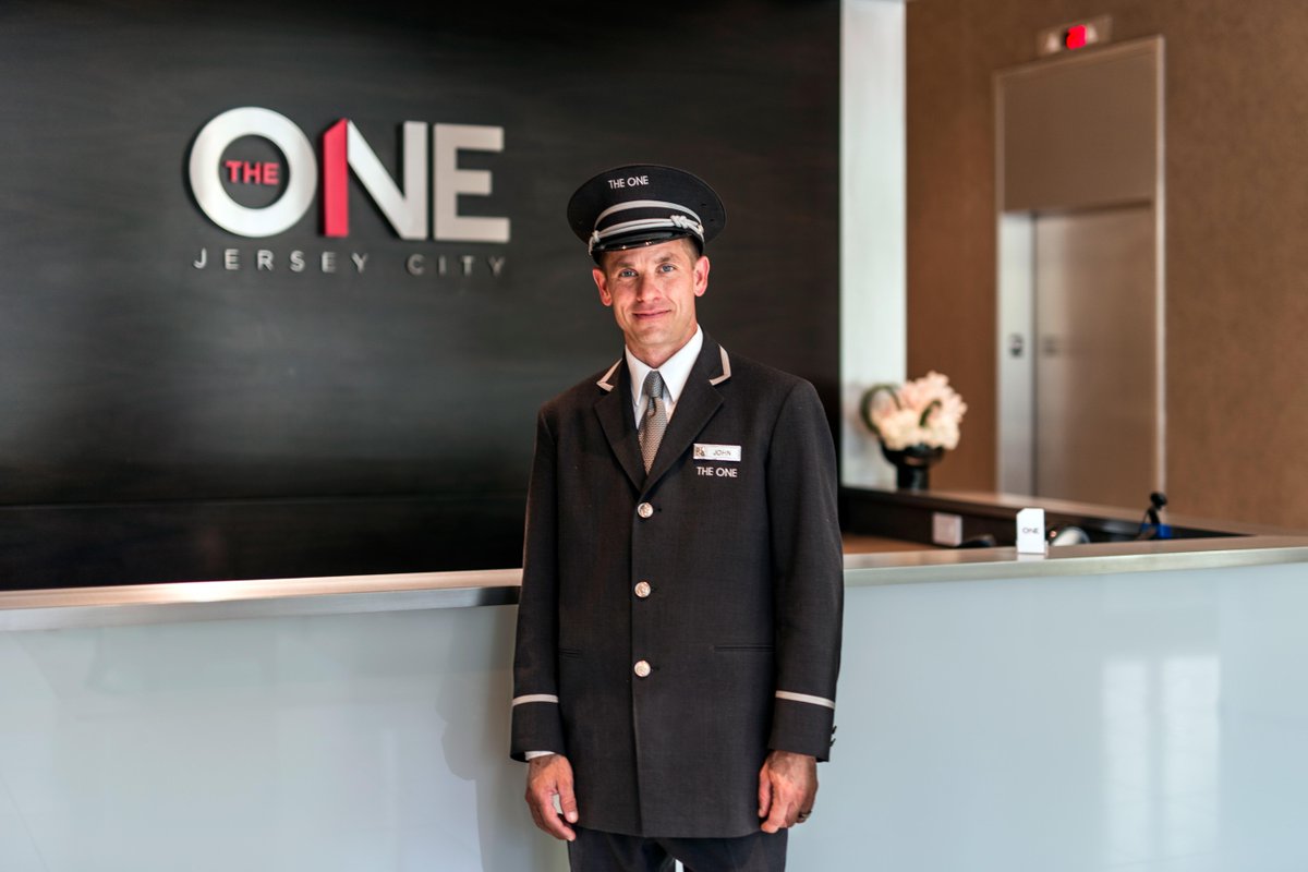 TheOneNJ's tweet photo. At #TheOneNJ, our full-service front desk will truly make your life easier #JerseyCity #luxury http://t.co/0qdJjzKKD8